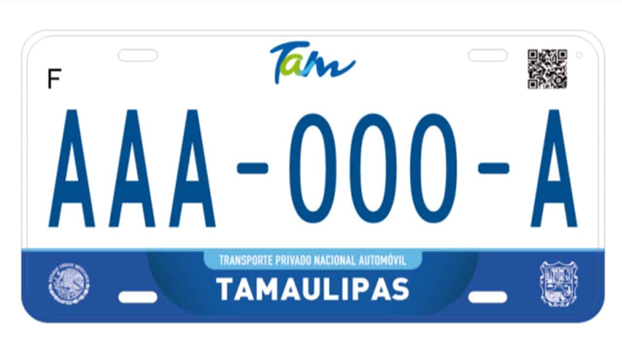 Tamaulipas tendrá cambio de placas GR Supremo