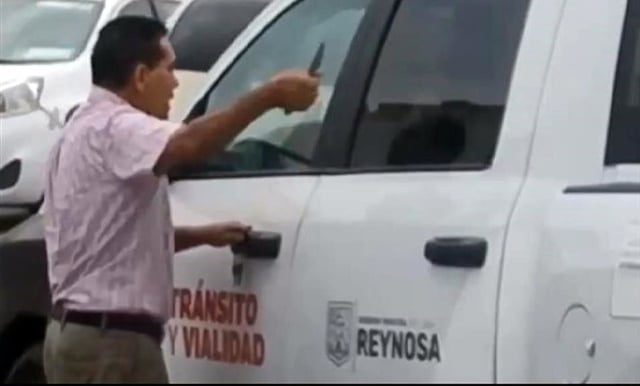 Choca panista y ataca con cuchillo a tránsitos en Reynosa