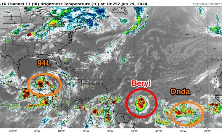 Nace Beryl, segundo ciclón que impactará en Tamaulipas