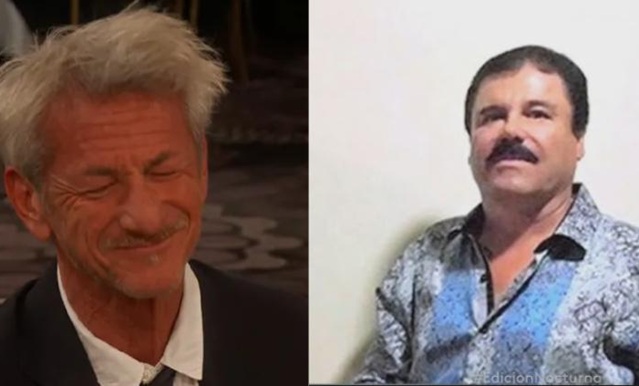 Viralizan broma a Sean Penn sobre El Chapo en los Golden Globes