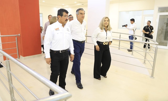 Inaugura Américo Preparatoria Tampico de la UAT; destaca consolidación de la universidad