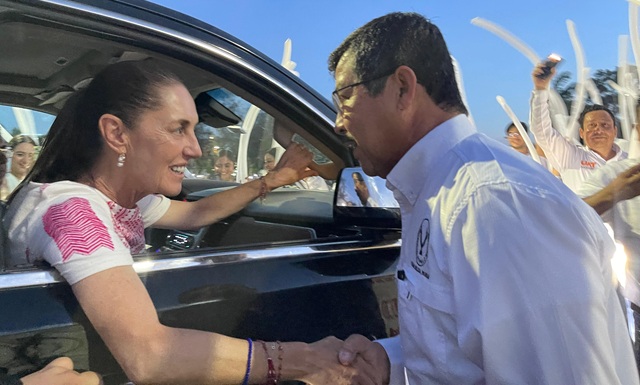 Da la UAT cálida bienvenida a la presidenta Claudia Sheinbaum en  el Campus Tampico